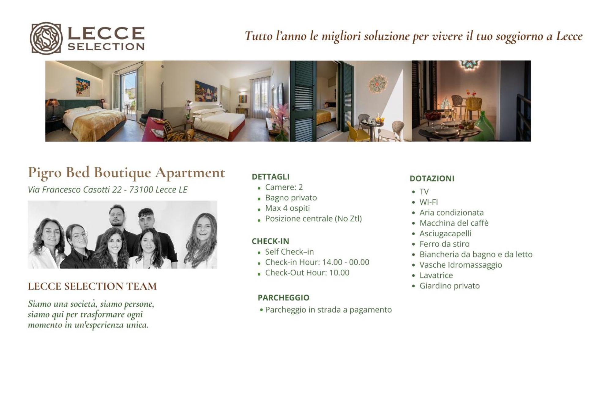 Pigro Bed - Boutique Apartment & Garden By Lecce Selection 外观 照片